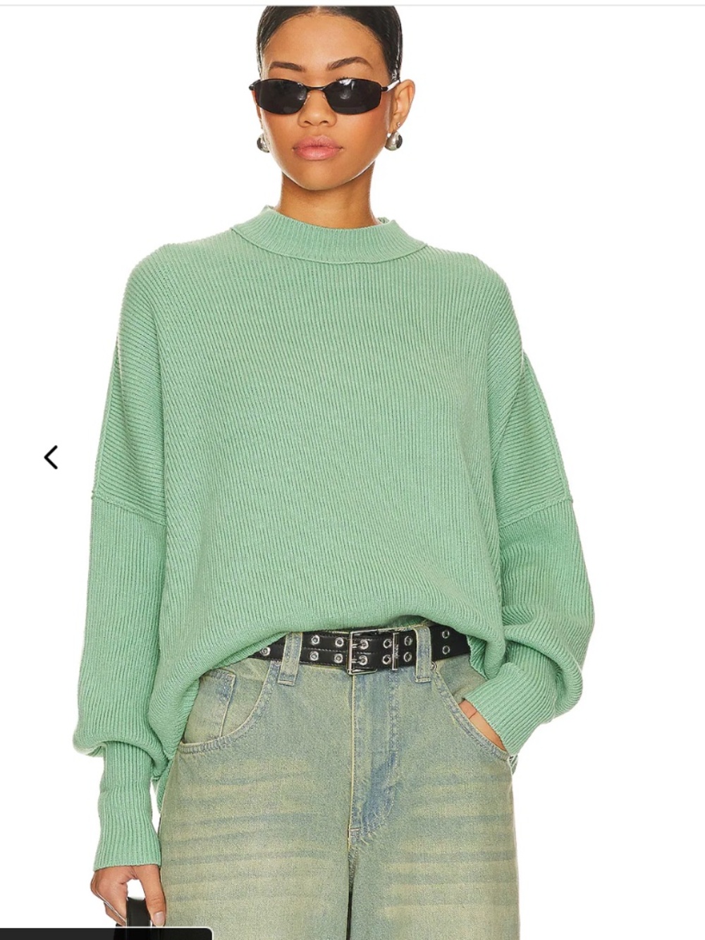 Free People Easy Street Tunic in Pastel Jade